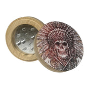 GR-08 - POSH 2-in-1 Glass Herb Jar with Grinder - 6/Display