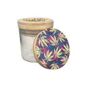 GR-04 - POSH 2-in-1 Glass Herb Jar with Built-In Grinder - 6/Display