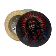 GR-08 - POSH 2-in-1 Glass Herb Jar with Grinder - 6/Display