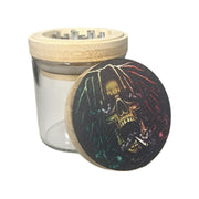 GR-05 - POSH 2-in-1 Glass Herb Jar with Grinder - 6/Display