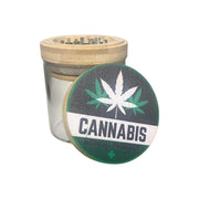 GR-04 - POSH 2-in-1 Glass Herb Jar with Built-In Grinder - 6/Display