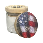 GR-05 - POSH 2-in-1 Glass Herb Jar with Grinder - 6/Display
