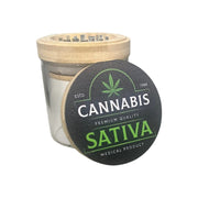 GR-04 - POSH 2-in-1 Glass Herb Jar with Built-In Grinder - 6/Display