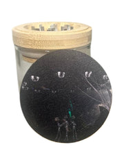 GR-07 - POSH 2-in-1 Glass Herb Jar with Grinder - 6/Display