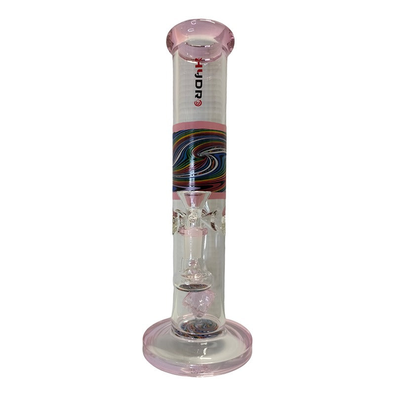 12" Digitally Designed Glass Bong (MST036)