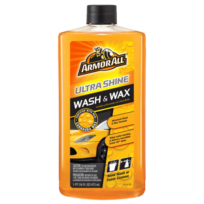 Armor All Ultra Shine Wash Wax 16 FL OZ