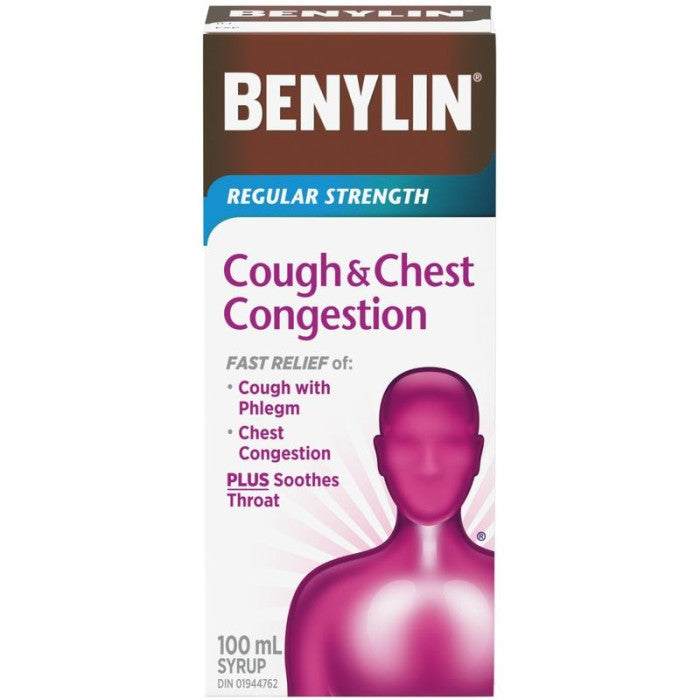 BENYLIN Regular Stregnth Cough & Chest Congestion Relief Syrup