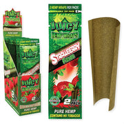 Juicy Hemp Wraps – Strawberry Fields – (CP1188STR) - 25/box