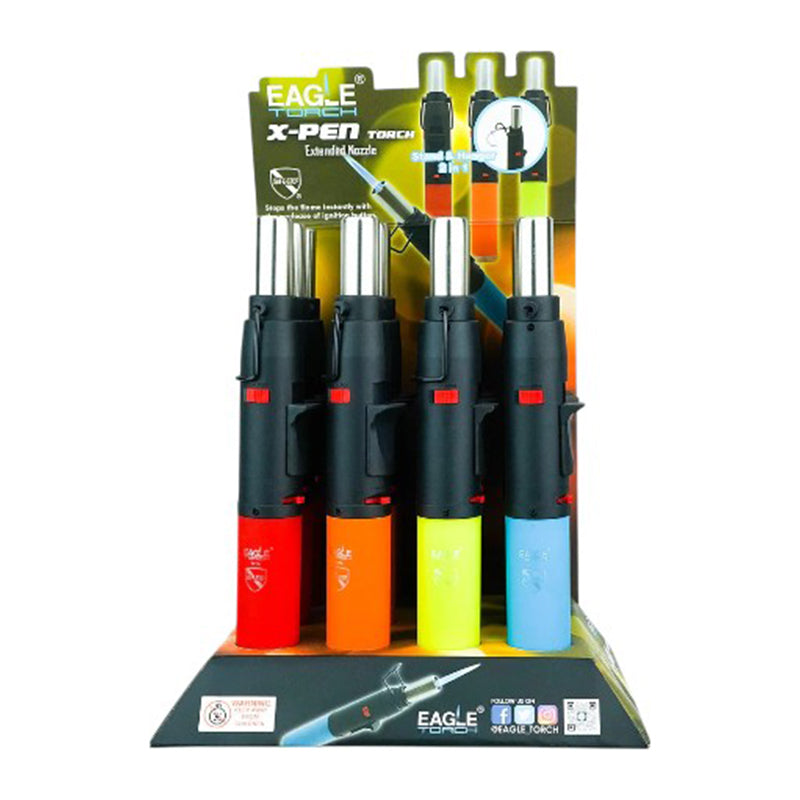 Eagle X-Pen Extended Nozzle (PT133XP) Torch Lighter - 12ct