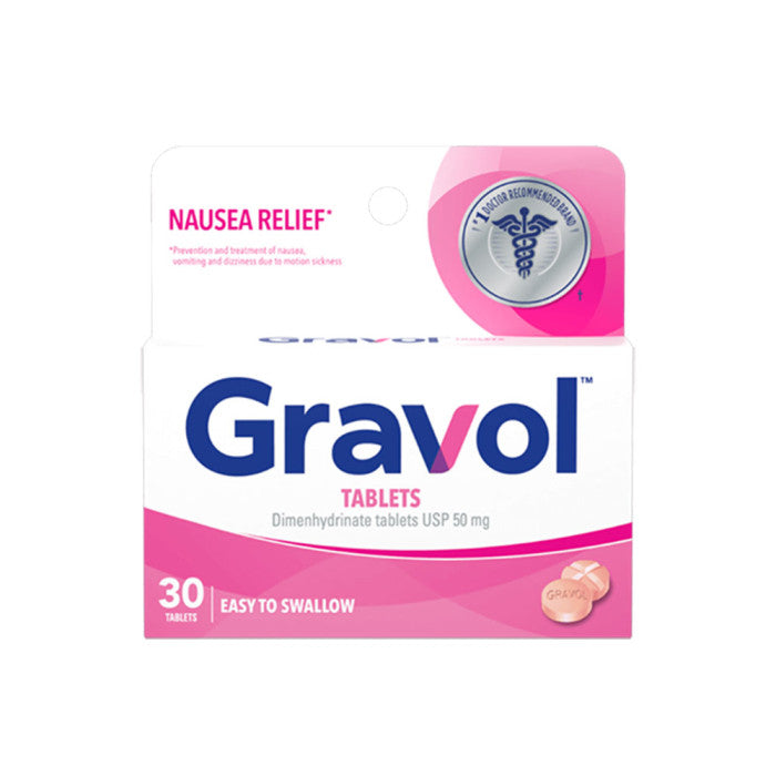 Gravol Adult Pink 10 Ct