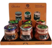 LARGE BELL SHAPE GRINDER W/ SPINNABLE STICKER-MG-065