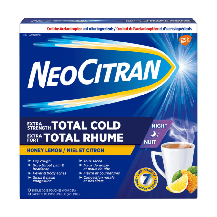 Neocitran Extra Strength Total Cold, 10 Pack