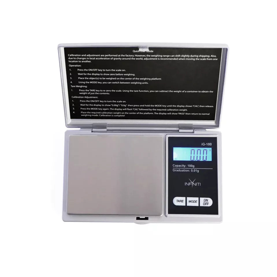 Scale:G-Force;100g X 0.01g,Pocket Scales,silver