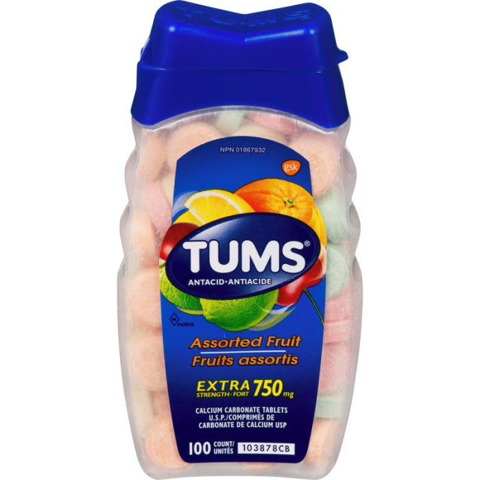 Tums Assorted Fruit 100ct