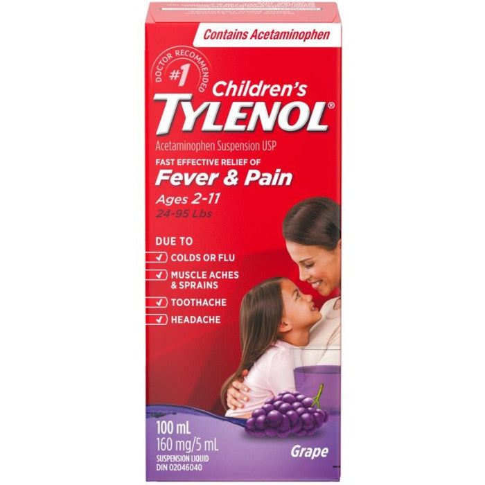 Tylenol Children Suspension Grape 100ml