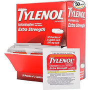 Tylenol Pouches (2 Tab) - 50 PK