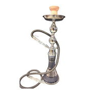 MST4045 - IRON body+ handdrawing glass bottle (medium size) +leather wood hose