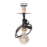 MST4027 - Aluminium Hookah with black gold Middle Part