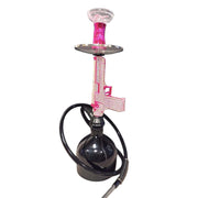 MST4031 - Gunsmoke Deluxe Diamond Hookah – Unique Handcrafted Gun Shaped Hookah with Stylish Pink Embellishments
